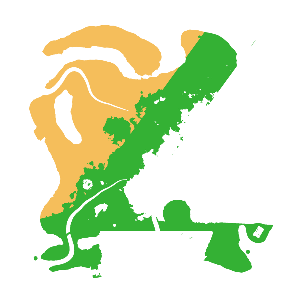 Biome Rust Map: Procedural Map, Size: 3000, Seed: 1327912199