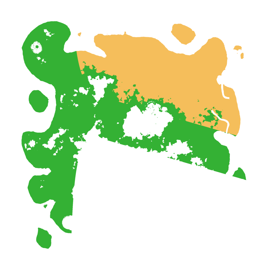 Biome Rust Map: Procedural Map, Size: 3550, Seed: 53489157