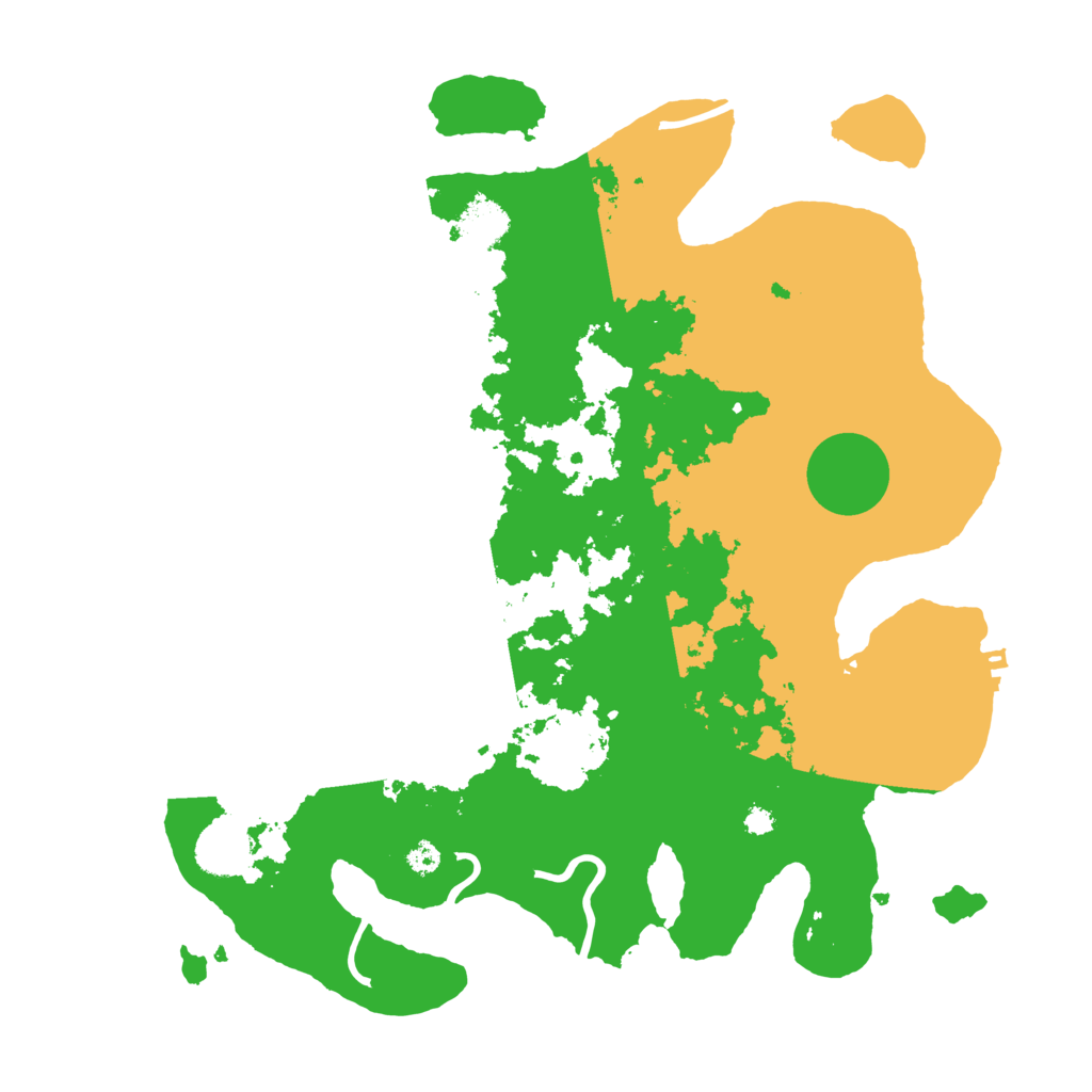 Biome Rust Map: Procedural Map, Size: 3500, Seed: 763810462