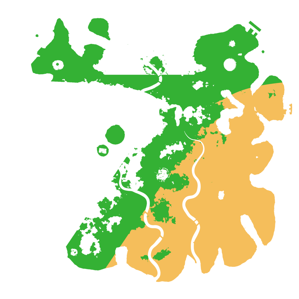 Biome Rust Map: Procedural Map, Size: 4250, Seed: 80460660