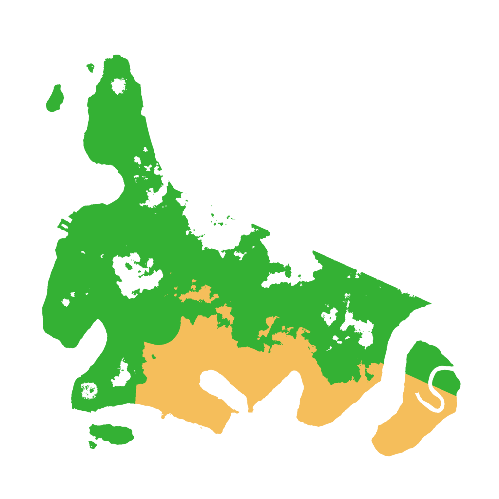 Biome Rust Map: Procedural Map, Size: 3000, Seed: 871744572