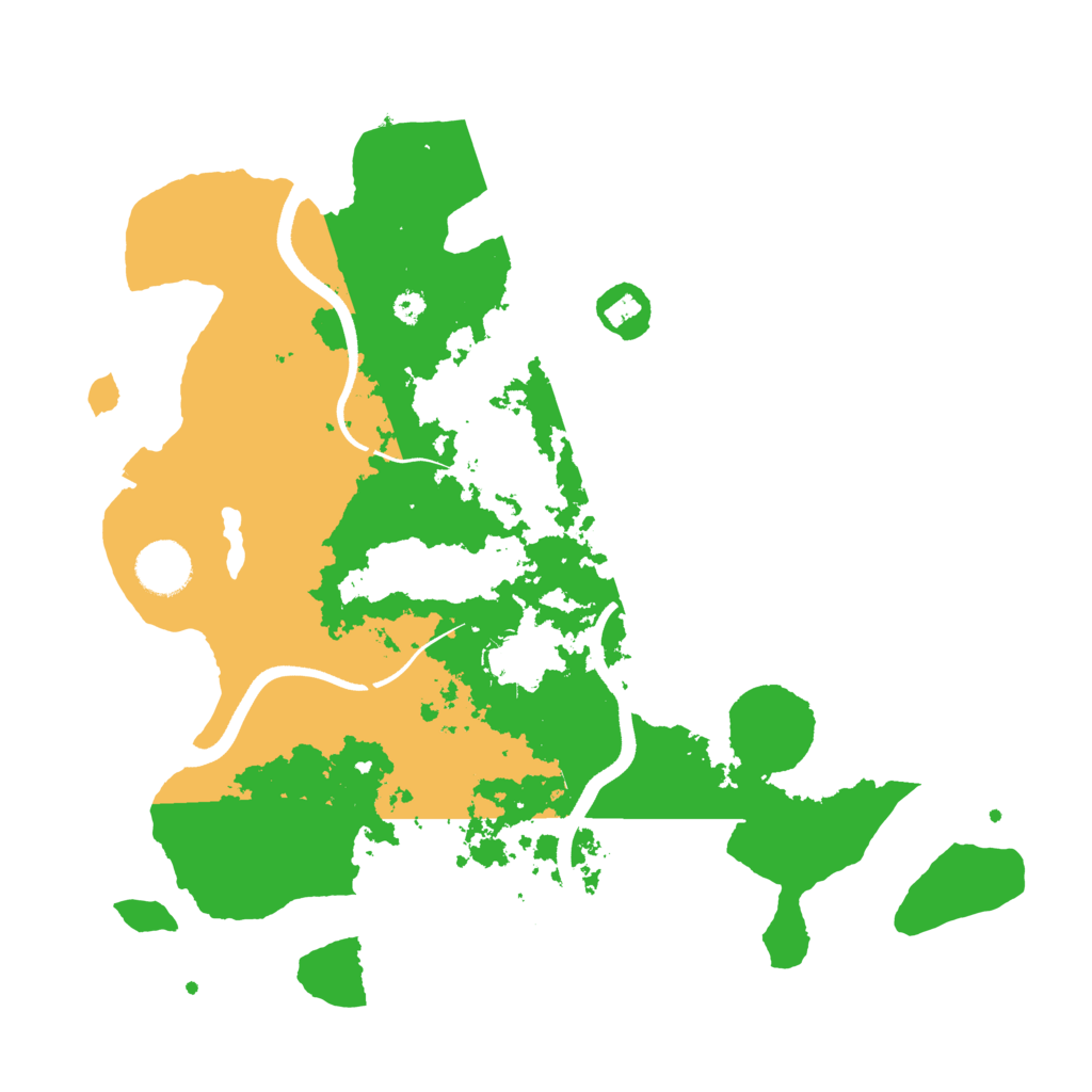 Biome Rust Map: Procedural Map, Size: 3500, Seed: 1683293838