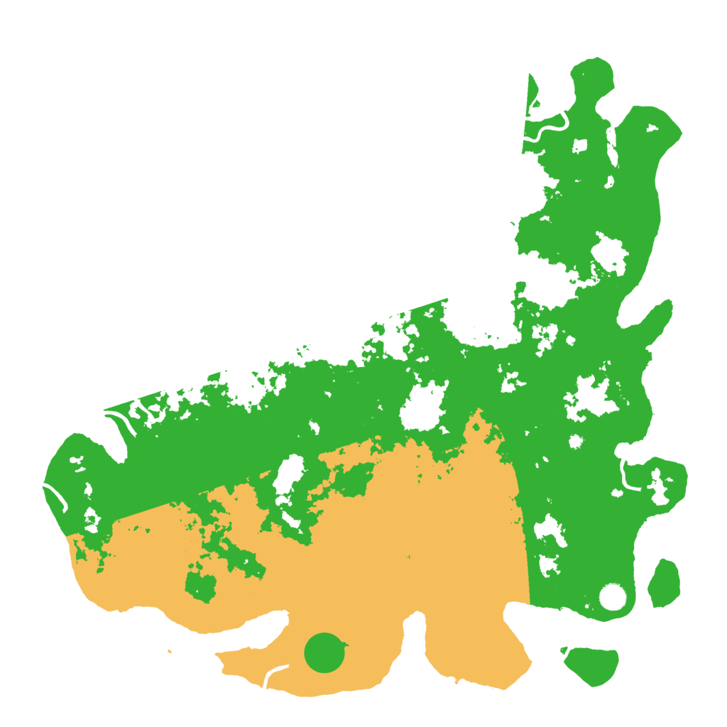 Biome Rust Map: Procedural Map, Size: 4750, Seed: 242847