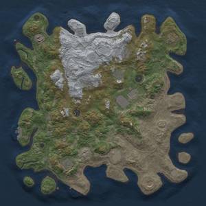 Thumbnail Rust Map: Procedural Map, Size: 4250, Seed: 2056293426, 20 Monuments