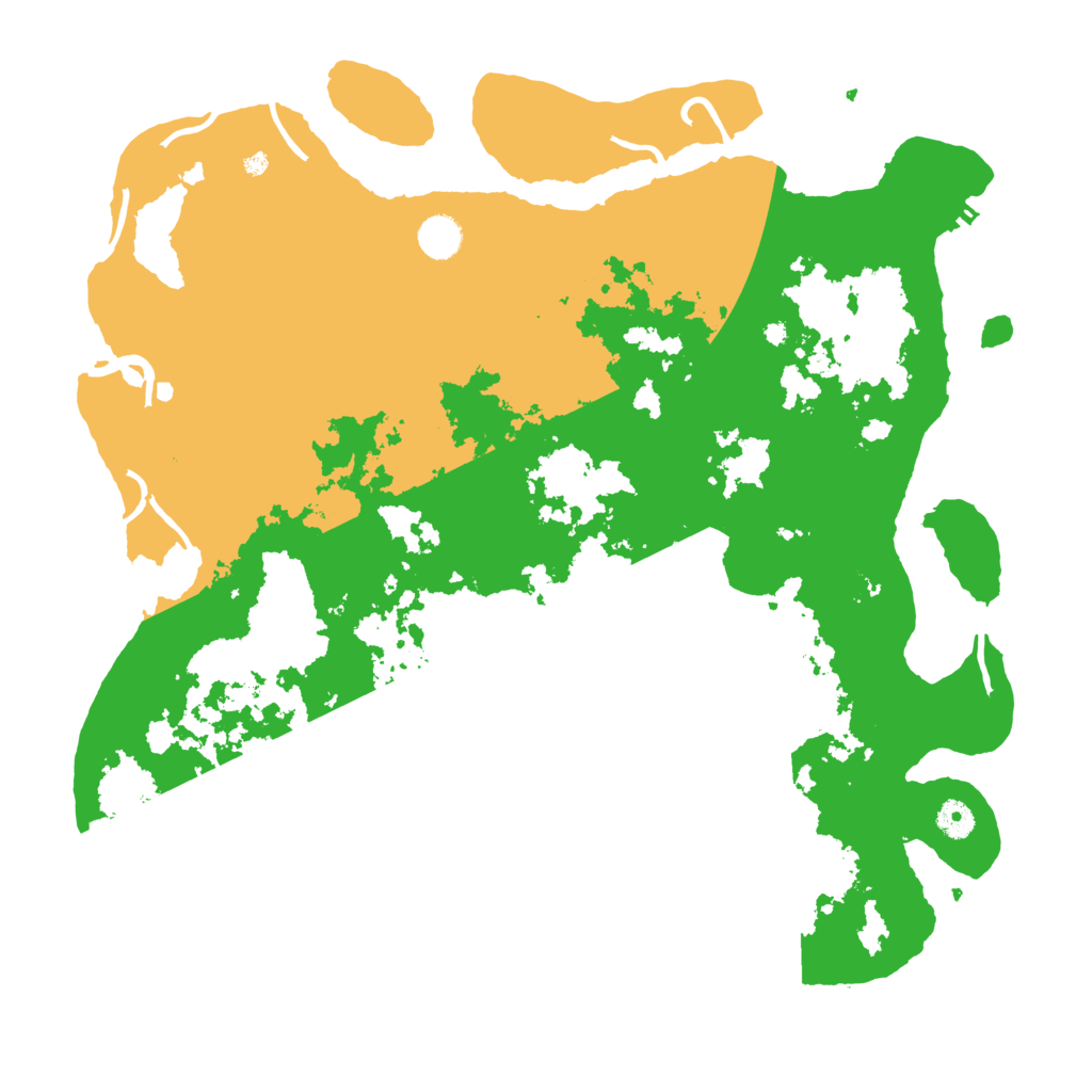 Biome Rust Map: Procedural Map, Size: 4400, Seed: 46687280