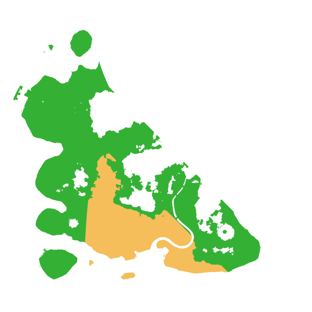 Biome Rust Map: Procedural Map, Size: 3000, Seed: 2129273979