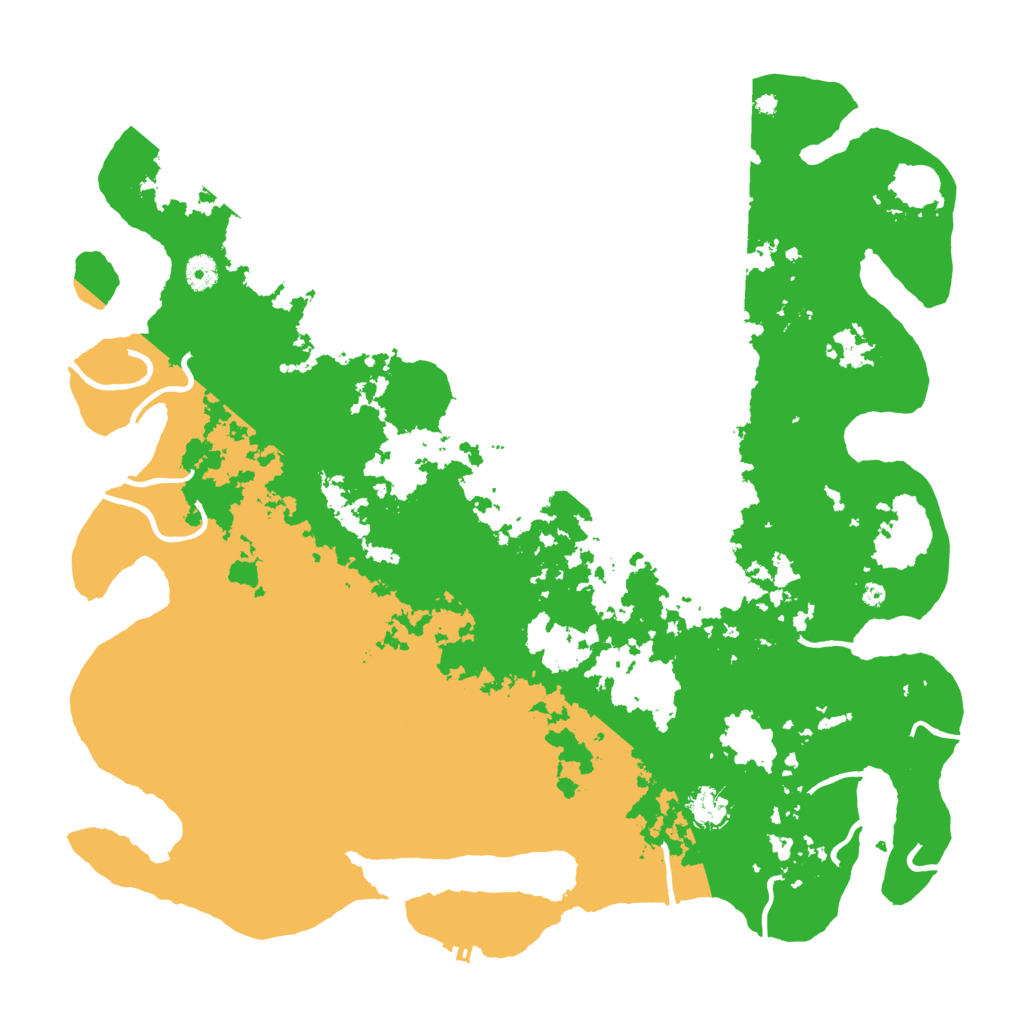Biome Rust Map: Procedural Map, Size: 4500, Seed: 1537150698