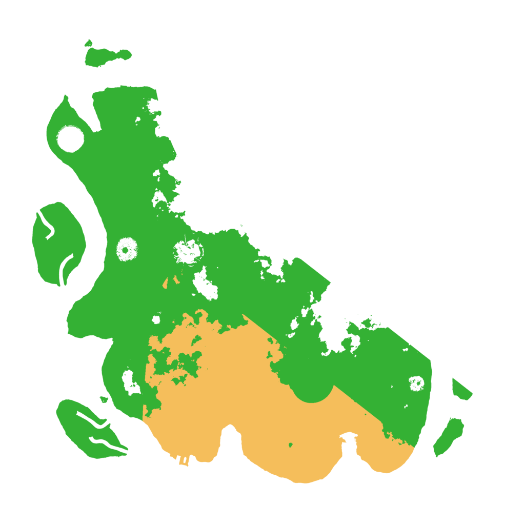 Biome Rust Map: Procedural Map, Size: 3500, Seed: 1942219025