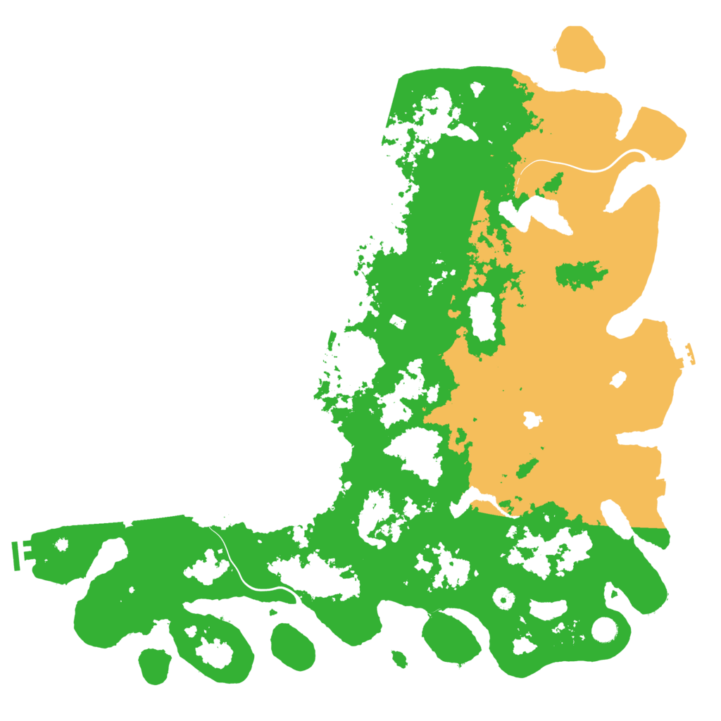Biome Rust Map: Procedural Map, Size: 5000, Seed: 8008