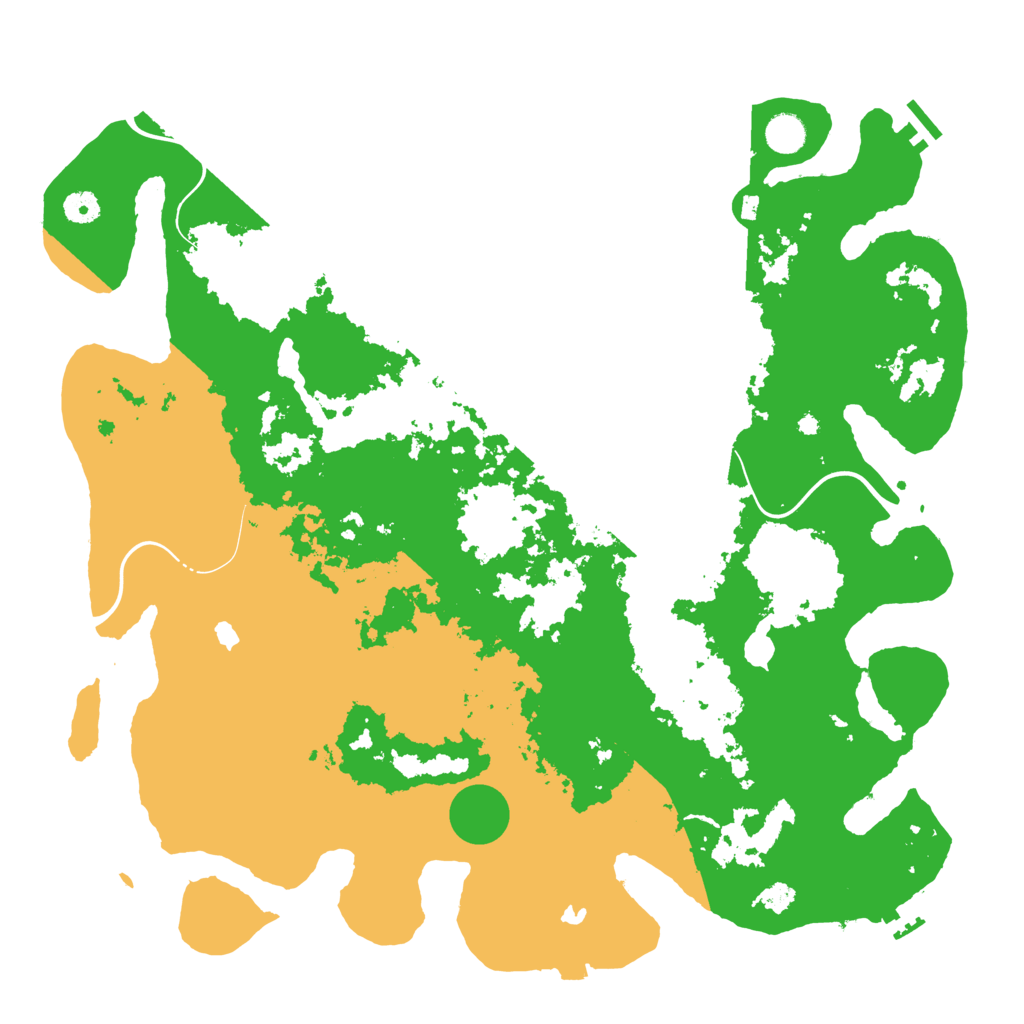 Biome Rust Map: Procedural Map, Size: 4500, Seed: 1029863400