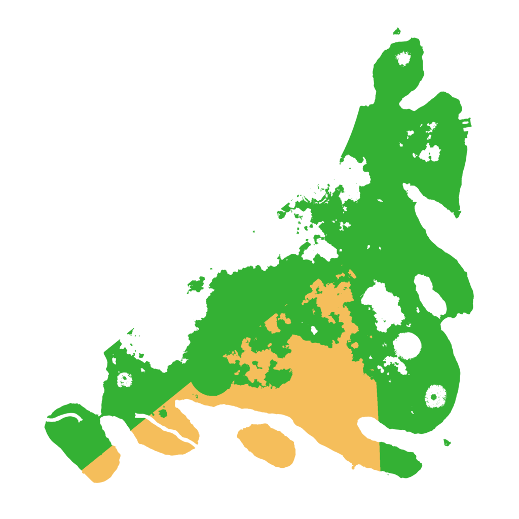 Biome Rust Map: Procedural Map, Size: 3500, Seed: 1475