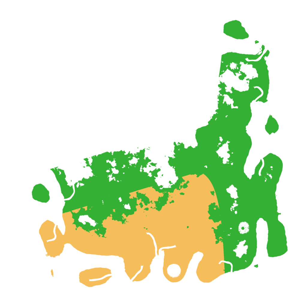 Biome Rust Map: Procedural Map, Size: 4000, Seed: 144618466