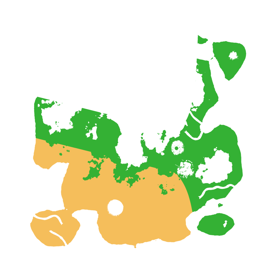 Biome Rust Map: Procedural Map, Size: 3000, Seed: 73686