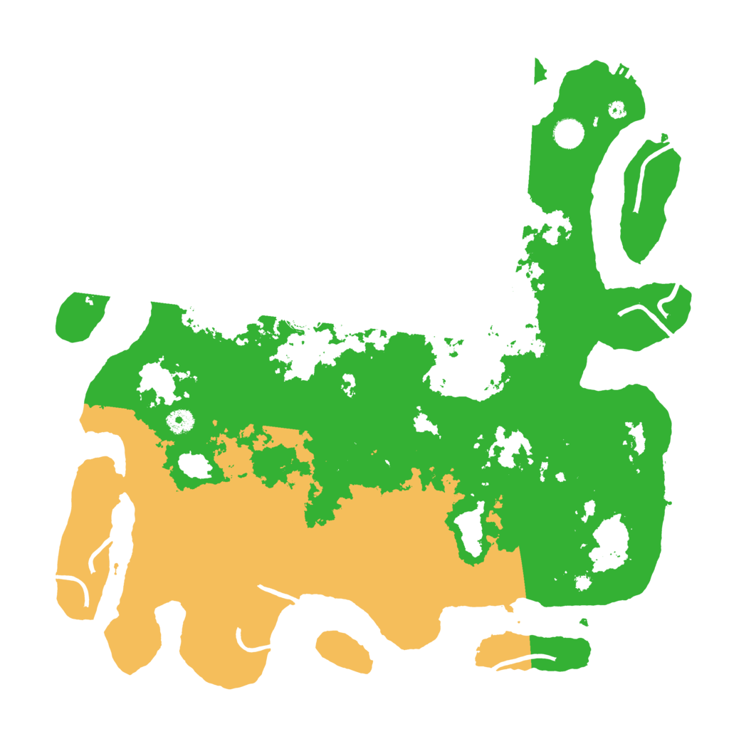 Biome Rust Map: Procedural Map, Size: 4250, Seed: 1301983438