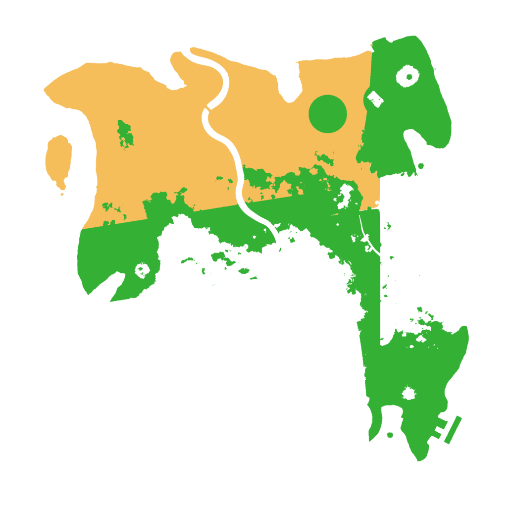 Biome Rust Map: Procedural Map, Size: 3500, Seed: 1185340390