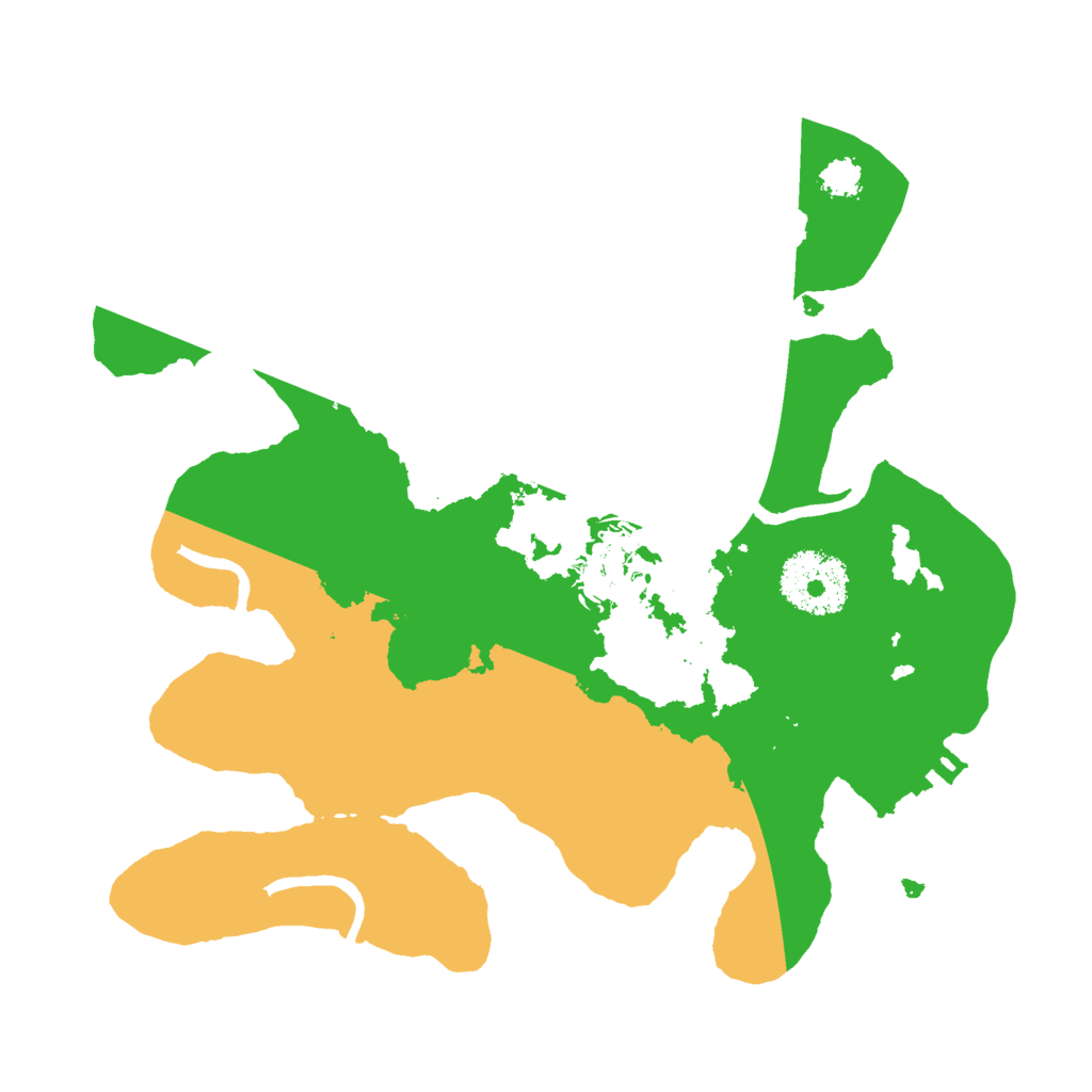 Biome Rust Map: Procedural Map, Size: 2500, Seed: 54564984