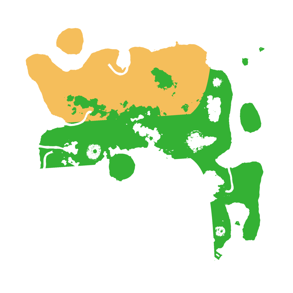 Biome Rust Map: Procedural Map, Size: 3000, Seed: 9524