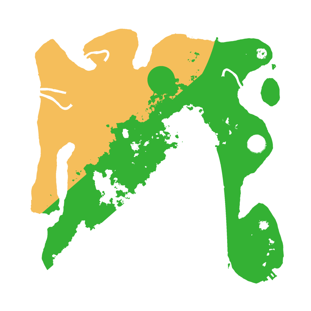 Biome Rust Map: Procedural Map, Size: 3000, Seed: 472605