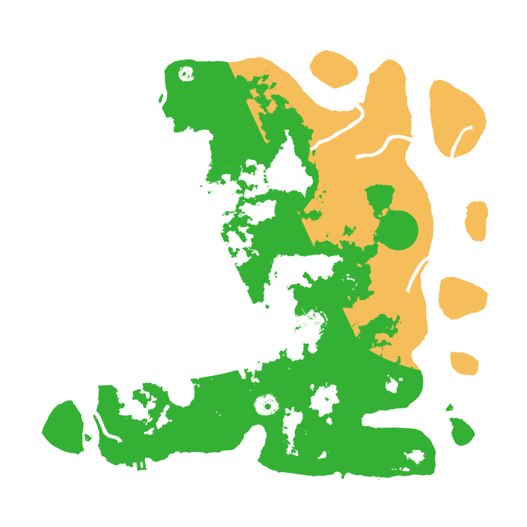 Biome Rust Map: Procedural Map, Size: 3500, Seed: 189817830