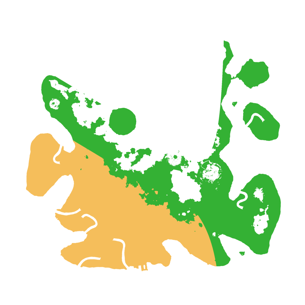 Biome Rust Map: Procedural Map, Size: 3000, Seed: 281342