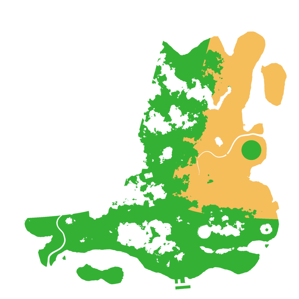 Biome Rust Map: Procedural Map, Size: 4000, Seed: 441932811