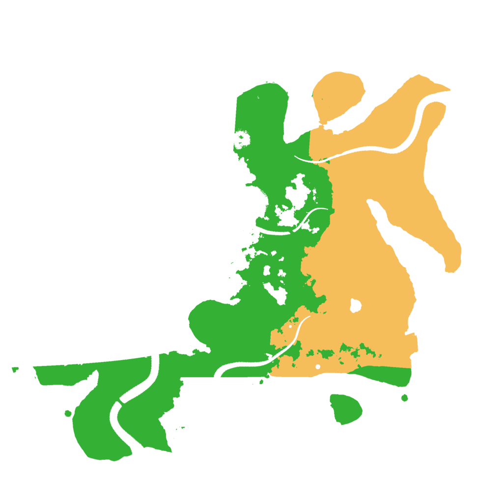 Biome Rust Map: Procedural Map, Size: 3000, Seed: 26436