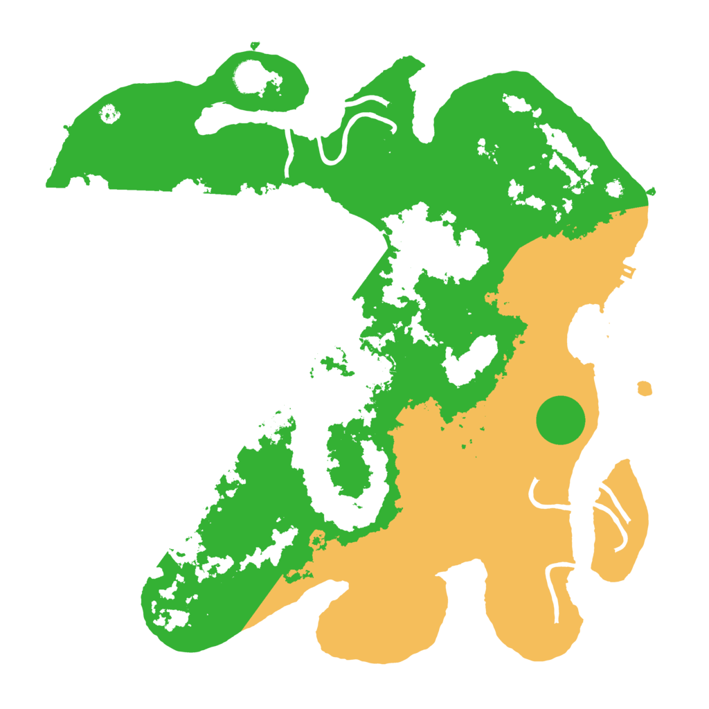 Biome Rust Map: Procedural Map, Size: 3821, Seed: 2707