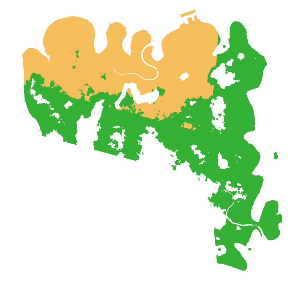 Biome Rust Map: Procedural Map, Size: 4000, Seed: 495744242