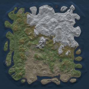 Thumbnail Rust Map: Procedural Map, Size: 5000, Seed: 1348403031, 20 Monuments