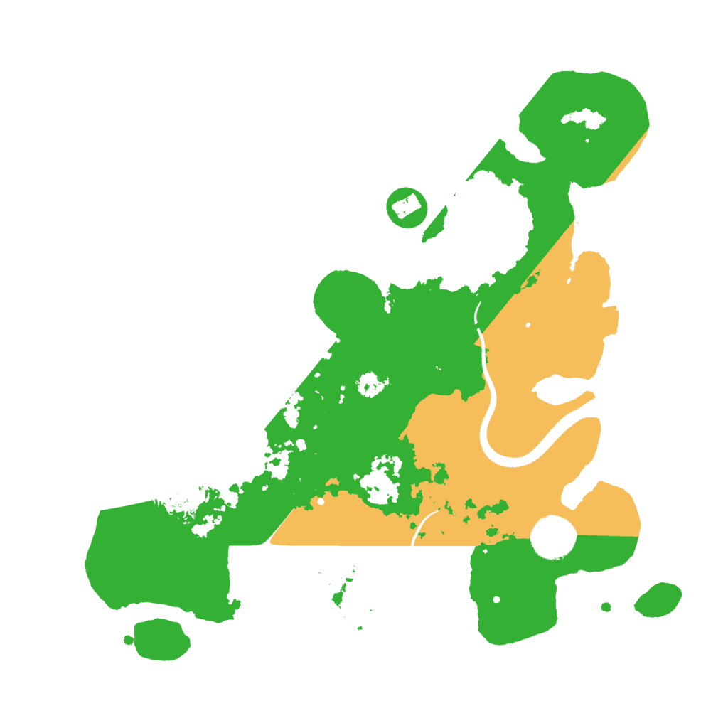 Biome Rust Map: Procedural Map, Size: 3000, Seed: 1224