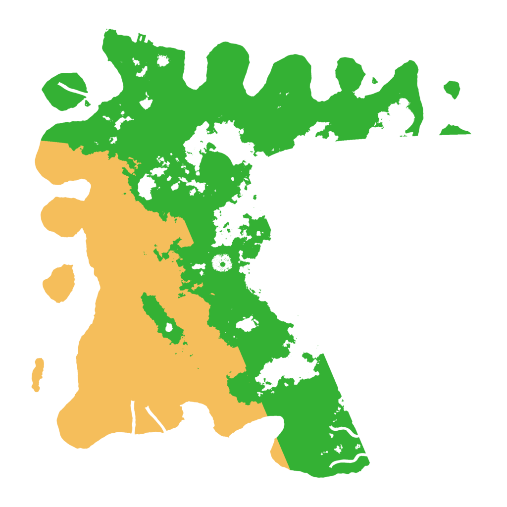 Biome Rust Map: Procedural Map, Size: 4000, Seed: 1987147155