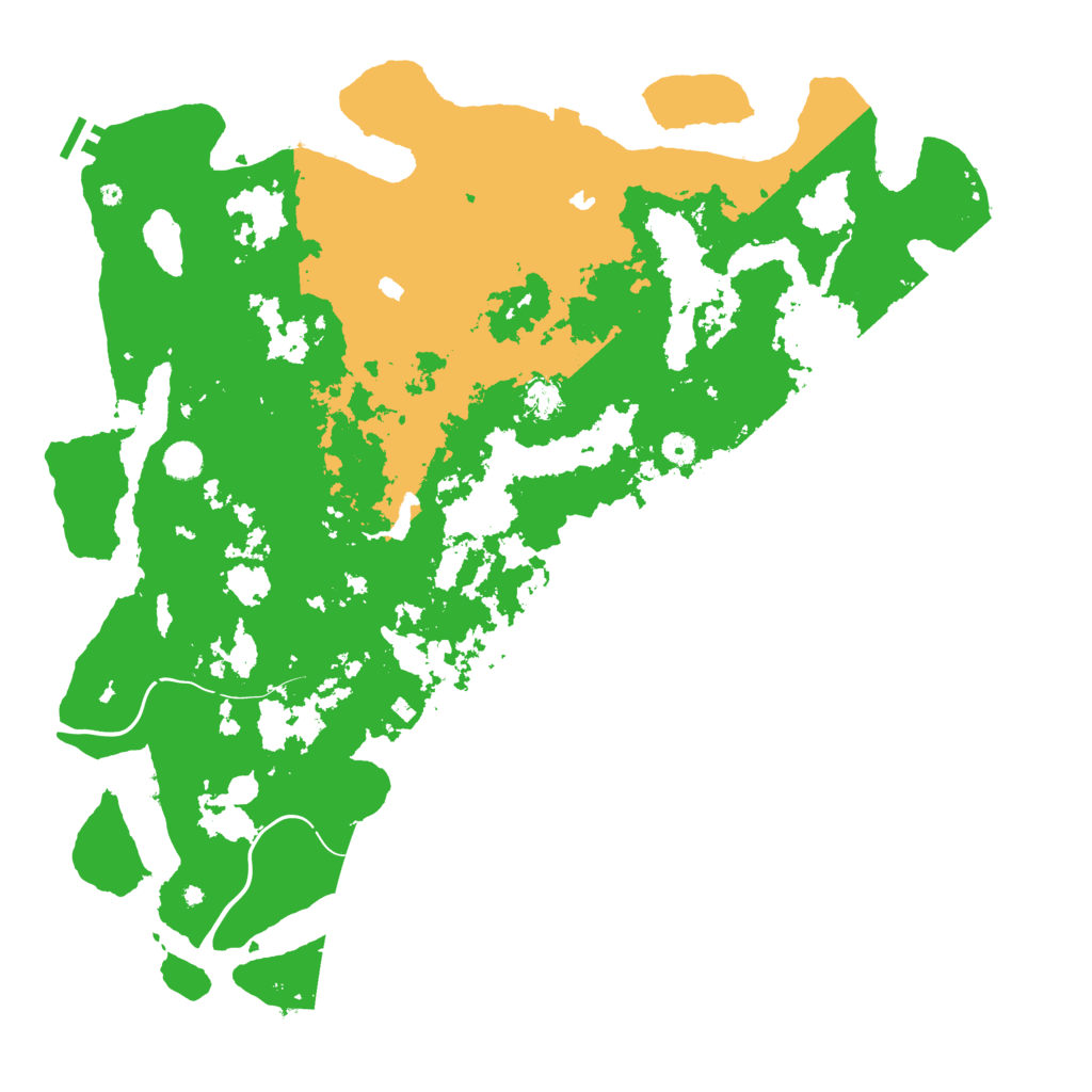 Biome Rust Map: Procedural Map, Size: 5000, Seed: 114