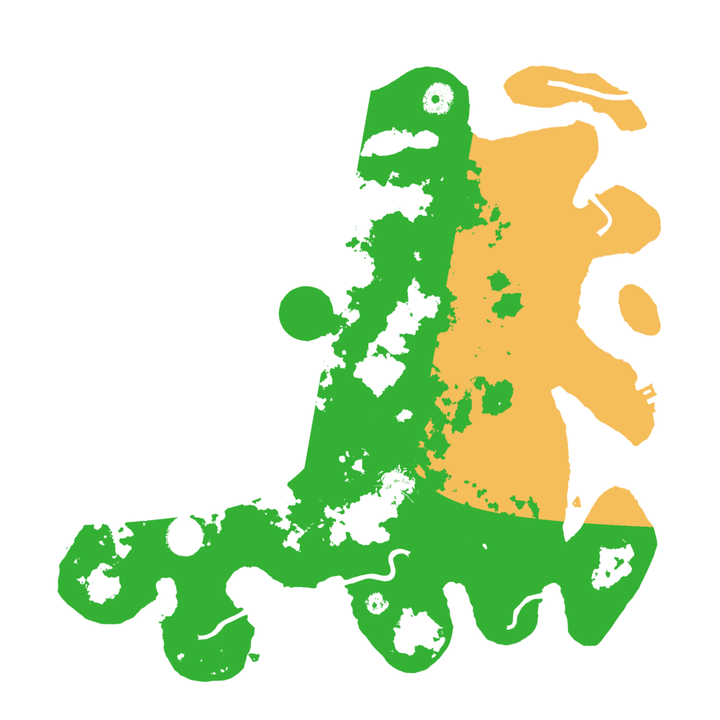 Biome Rust Map: Procedural Map, Size: 3500, Seed: 220661575