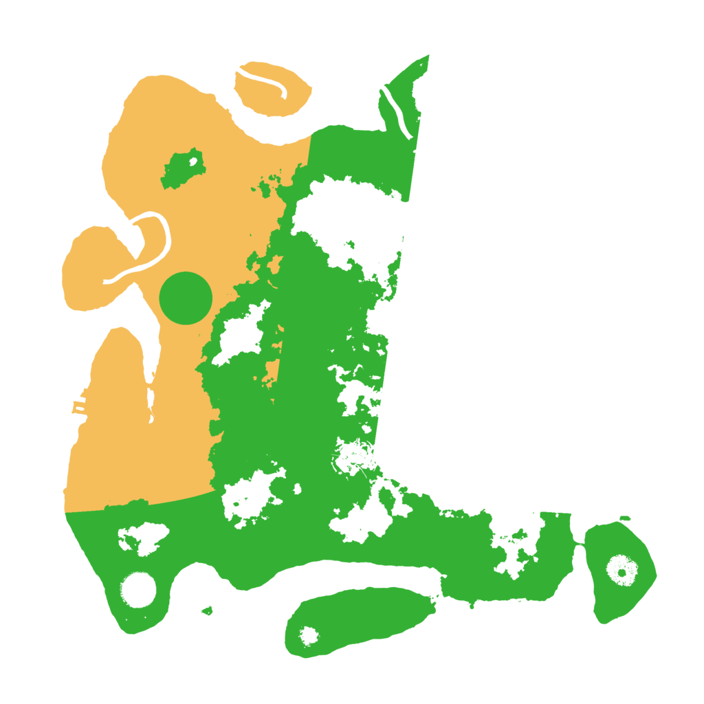 Biome Rust Map: Procedural Map, Size: 3500, Seed: 245364536