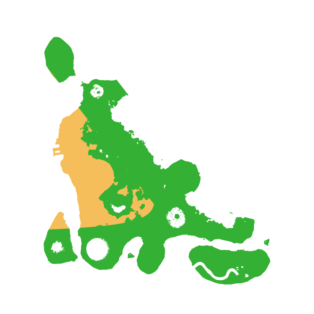 Biome Rust Map: Procedural Map, Size: 2500, Seed: 1659962773