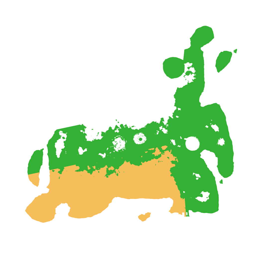 Biome Rust Map: Procedural Map, Size: 3200, Seed: 711999382