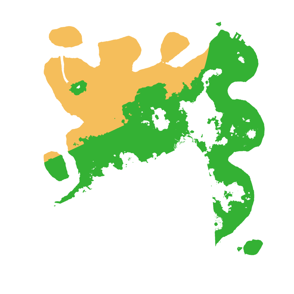 Biome Rust Map: Procedural Map, Size: 3000, Seed: 68487