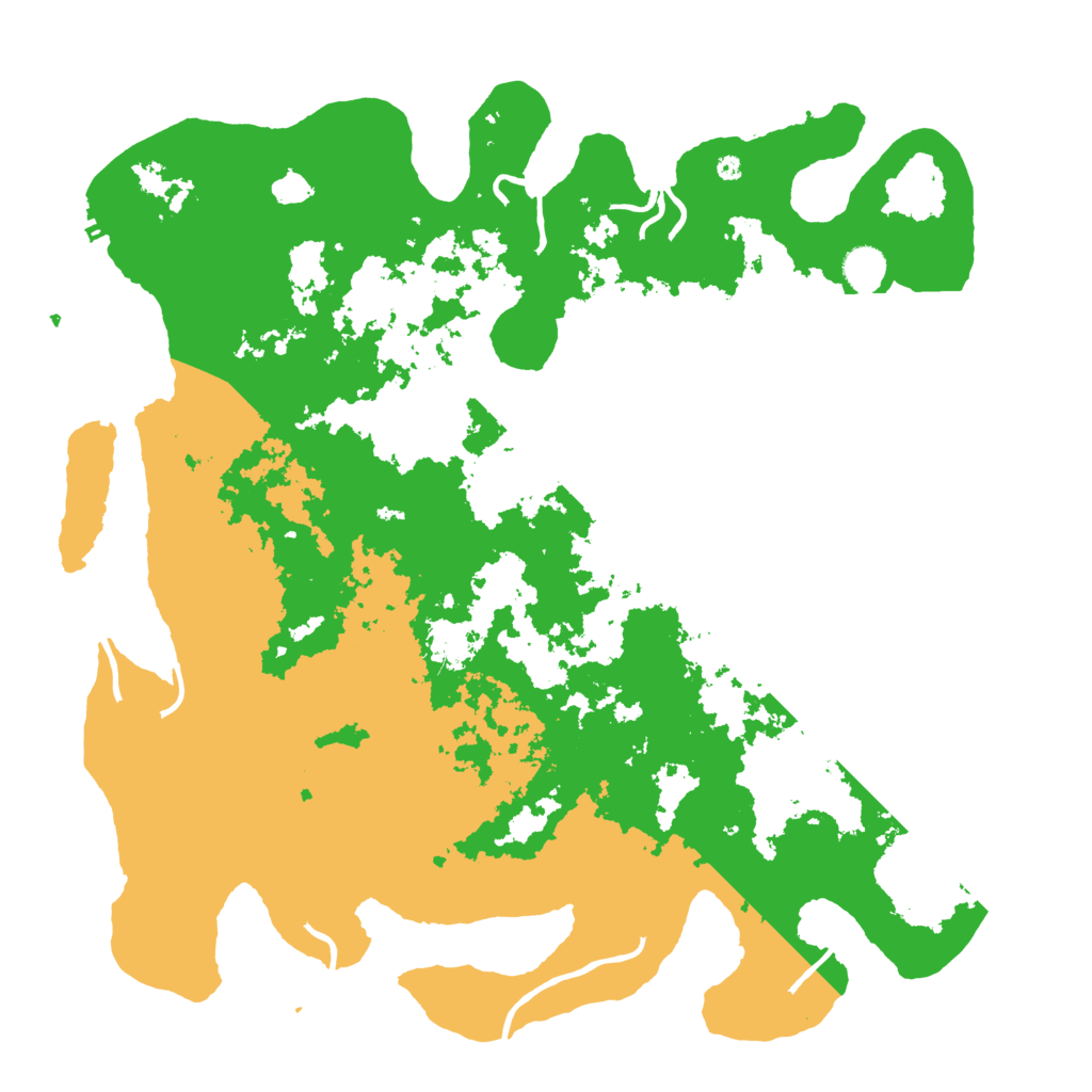 Biome Rust Map: Procedural Map, Size: 4500, Seed: 765432
