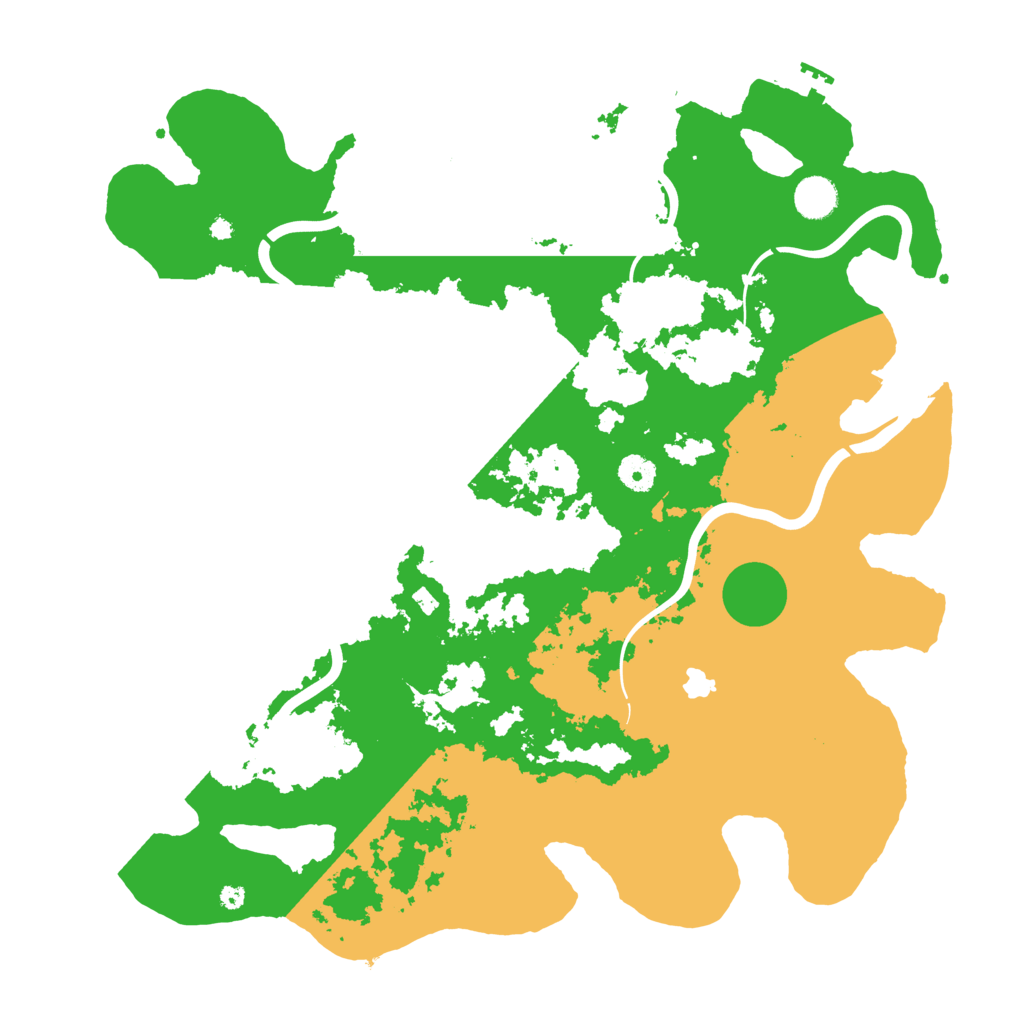 Biome Rust Map: Procedural Map, Size: 4200, Seed: 1566941819