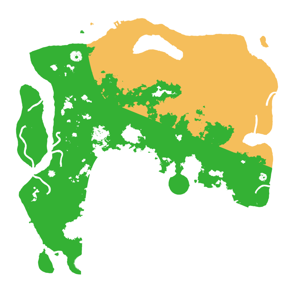 Biome Rust Map: Procedural Map, Size: 4000, Seed: 2057236490