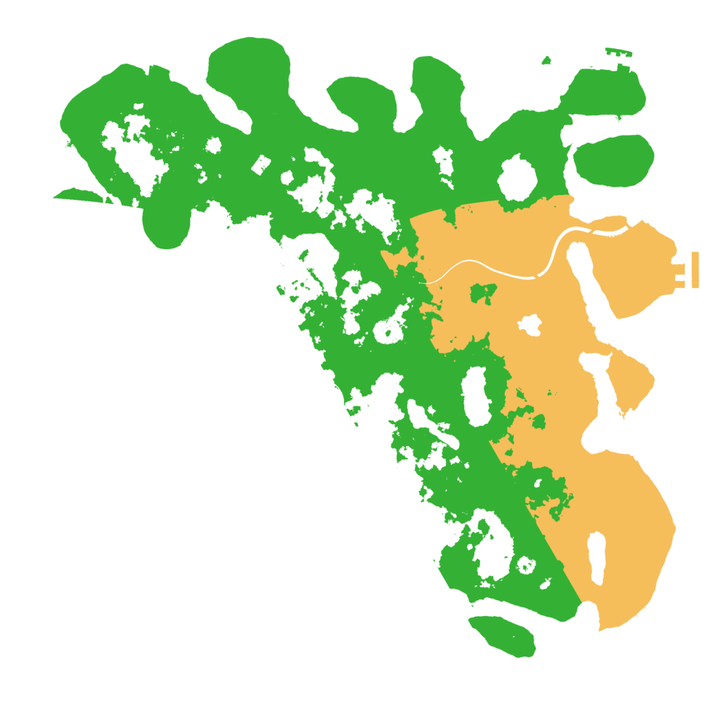 Biome Rust Map: Procedural Map, Size: 4000, Seed: 878907704