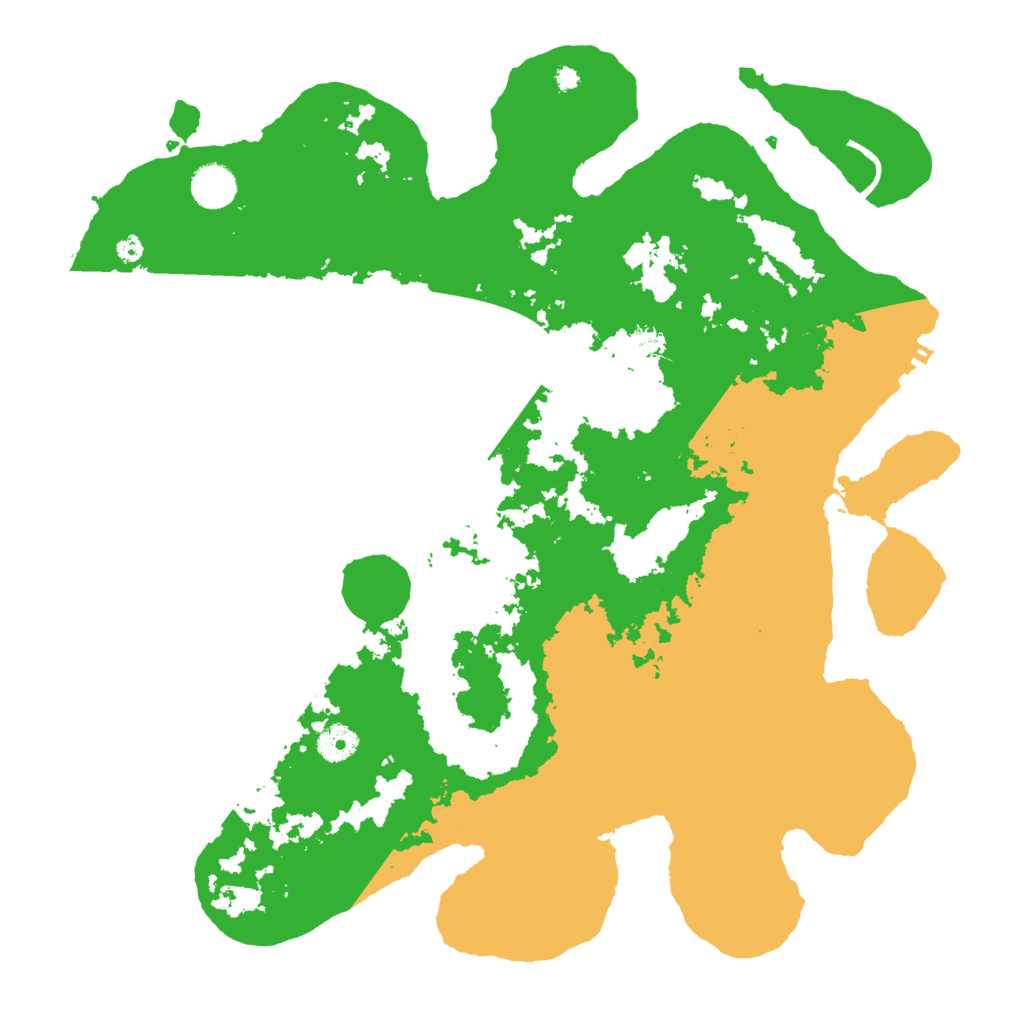 Biome Rust Map: Procedural Map, Size: 3999, Seed: 2707