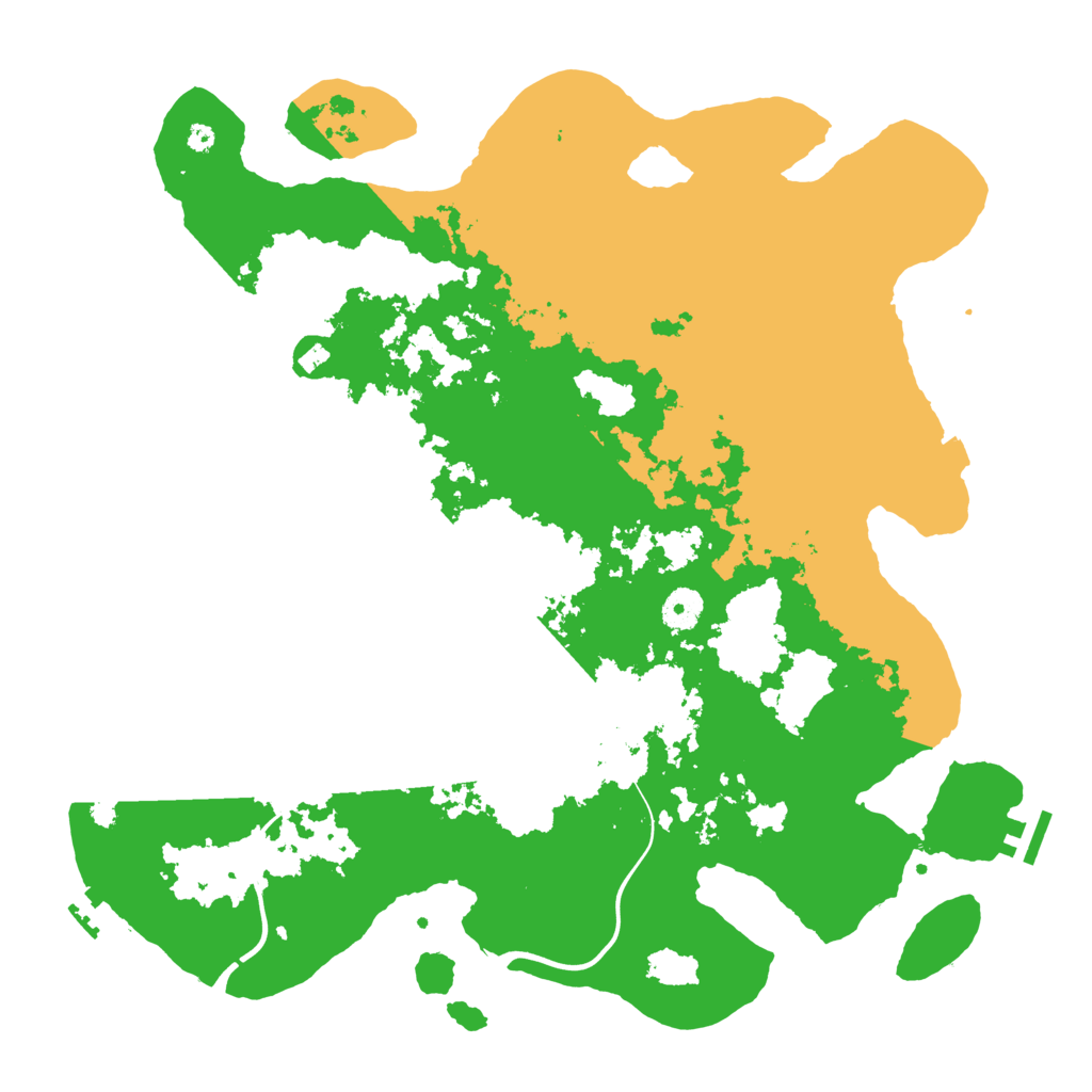 Biome Rust Map: Procedural Map, Size: 3999, Seed: 1984