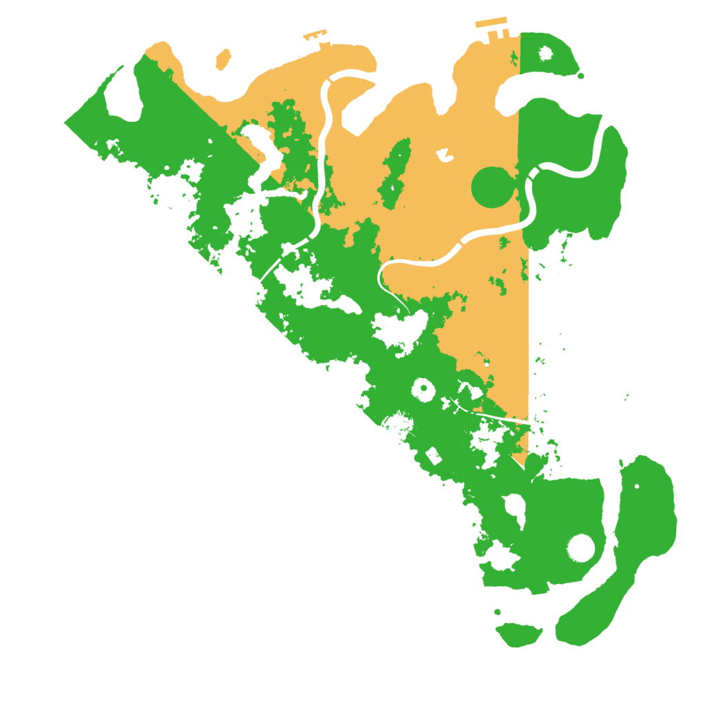 Biome Rust Map: Procedural Map, Size: 4500, Seed: 602