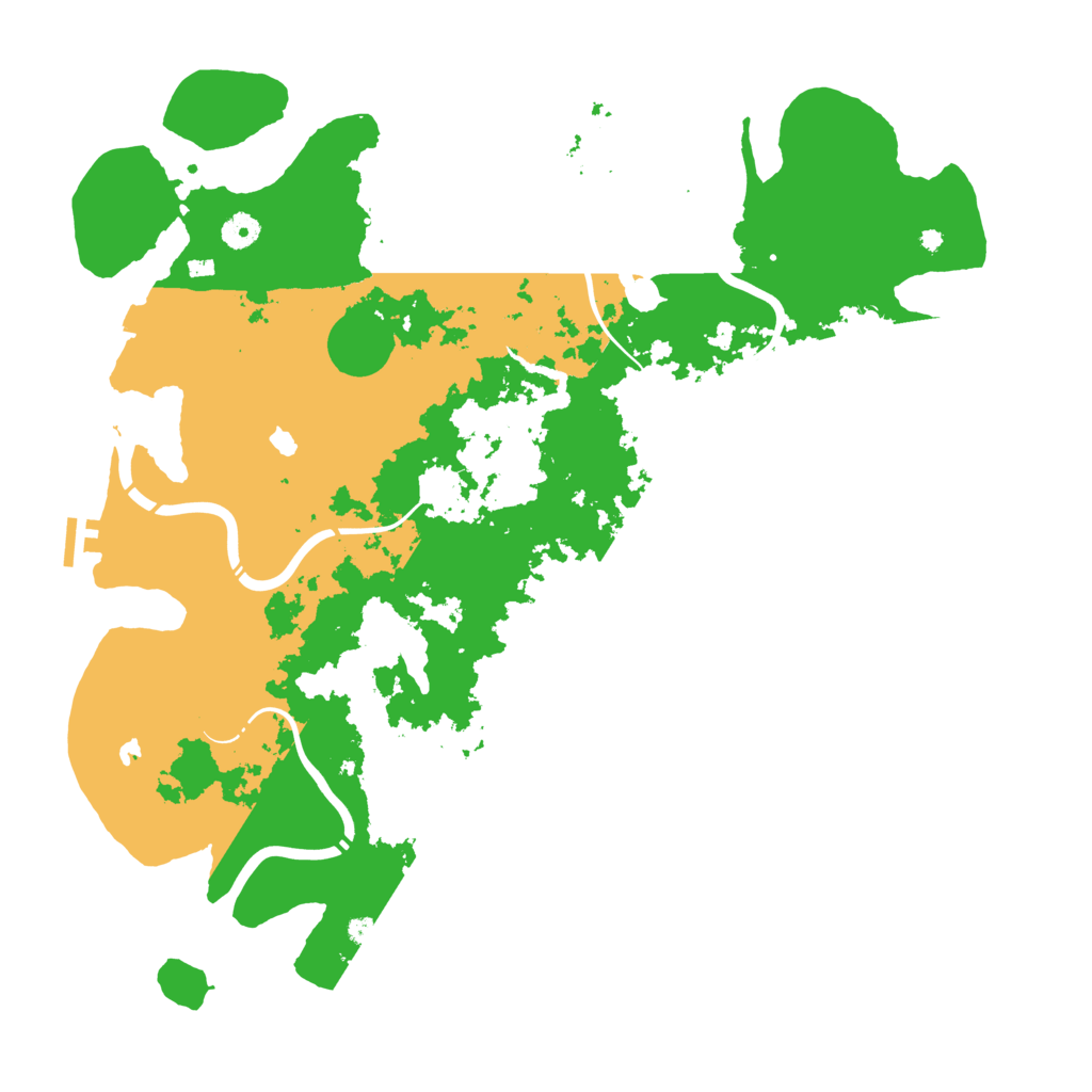 Biome Rust Map: Procedural Map, Size: 4500, Seed: 2525498