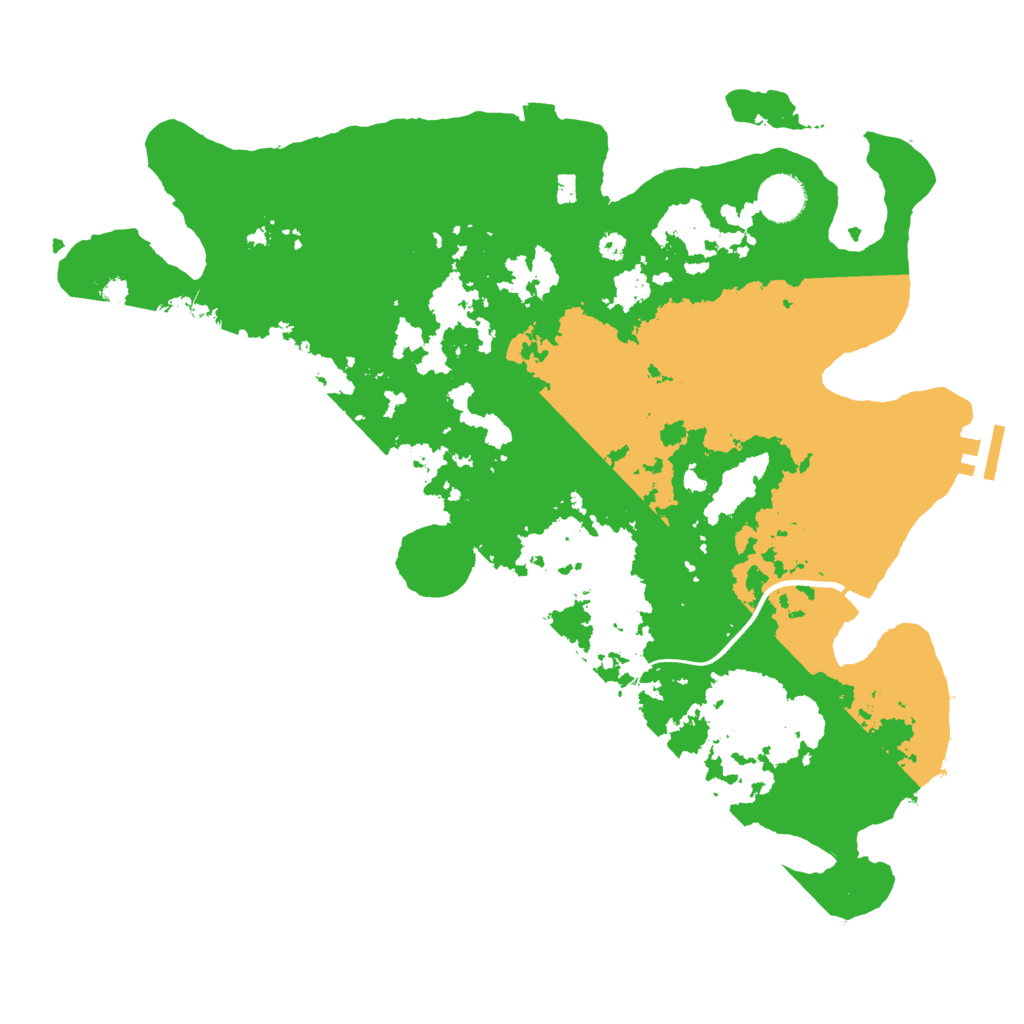 Biome Rust Map: Procedural Map, Size: 3750, Seed: 1669969704