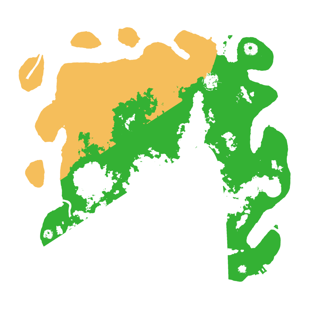 Biome Rust Map: Procedural Map, Size: 3500, Seed: 1849685614