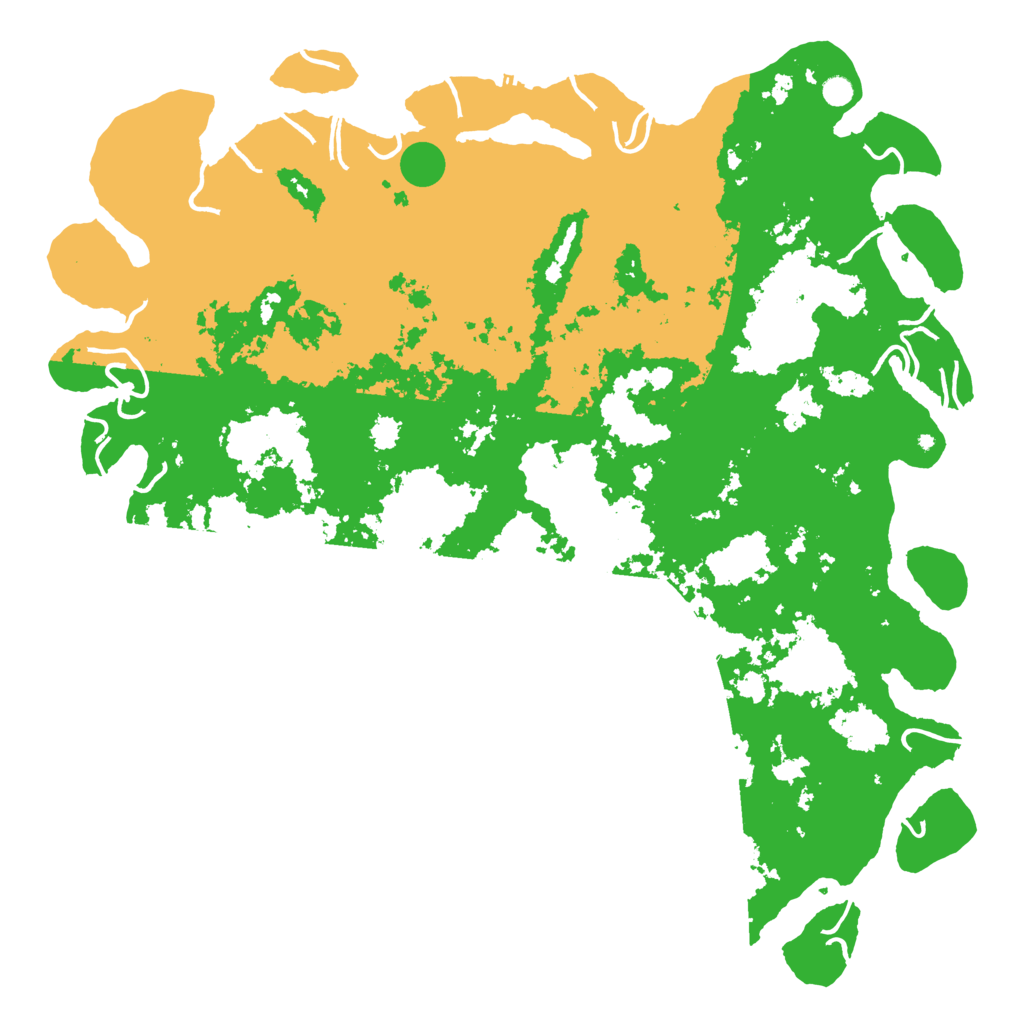 Biome Rust Map: Procedural Map, Size: 6000, Seed: 67