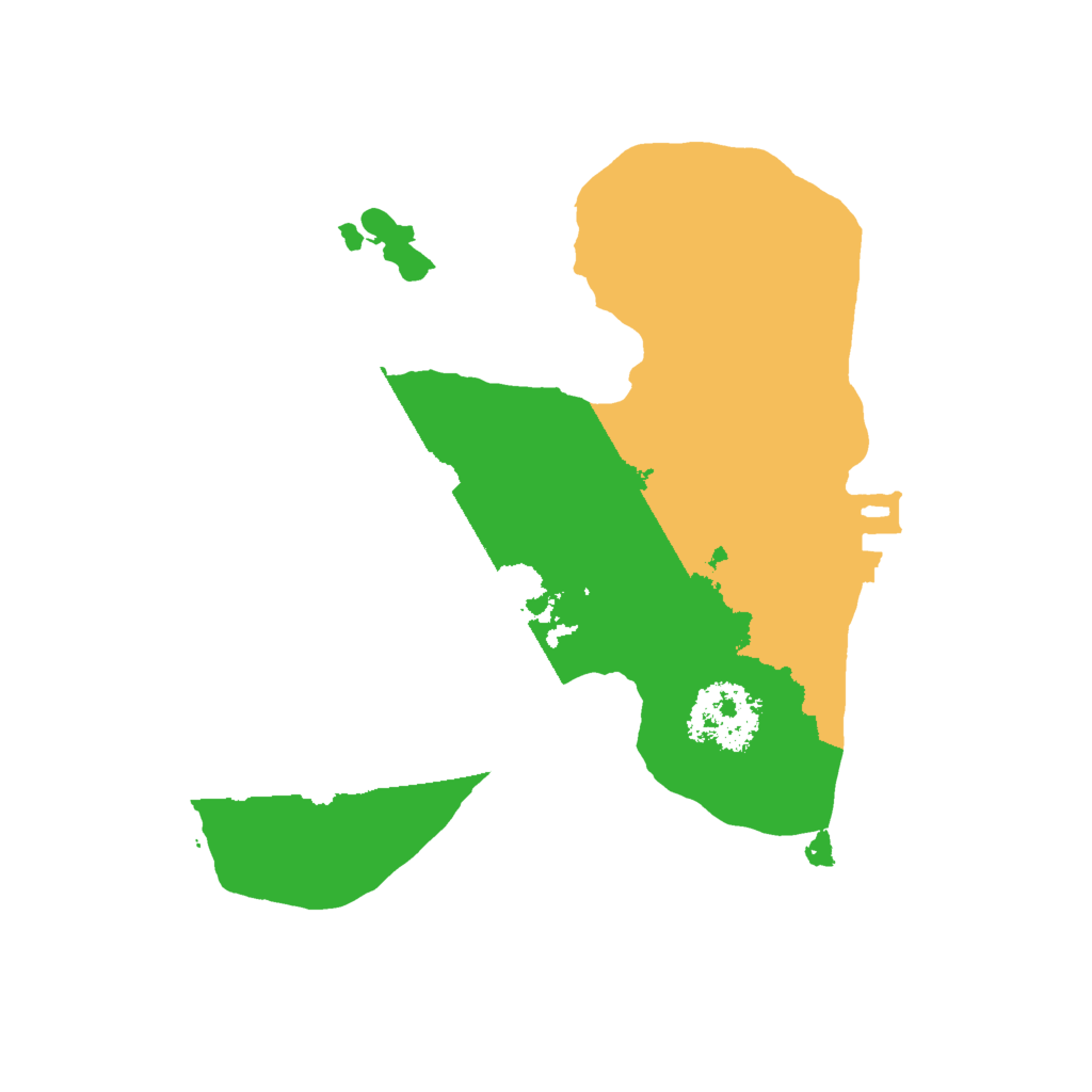 Biome Rust Map: Procedural Map, Size: 1600, Seed: 65535