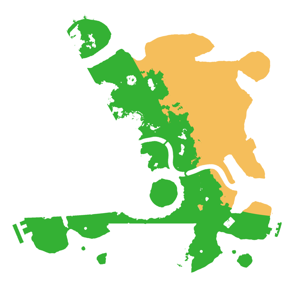 Biome Rust Map: Procedural Map, Size: 3000, Seed: 167538